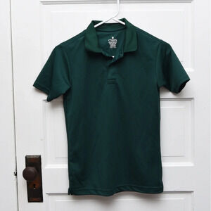 Boys Chaps school approved performance polo dark green size‎ 10-12